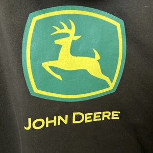 Sudadera con Capucha John Deere Cremallera Completa Con Capucha Marrón Talla XL Grande Logo Spellout - Imagen 1 de 9