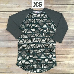 XS RANDY LuLaRoe ~MODELLO VERDE E NERO, MANICHE GRIGIE~ Taglie 2-4; Spedizione gratuita - Foto 1 di 4