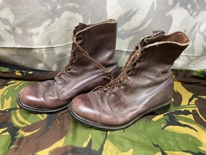 Original Pair of 1970's Dutch Combat Boots - Size 40 / 6.5 UK - Picture 1 of 11