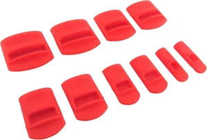 101202 10 Piece Soft Silicone Chisel Edge Guard Set for Chisels 1/8 Inch to 1-1/ - Picture 1 of 12