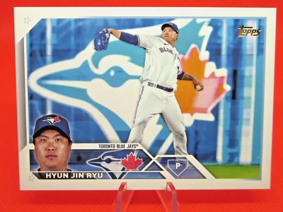 2023 TOPPS UPDATE #US128 HYUN JIN RYU SSP GOLDEN MIRROR VARIATION TOR BLUE JAYS - Image 1 of 2