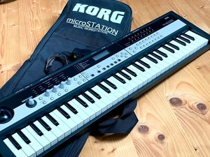 Korg Microstation (rar) Synthesizer Workstation + original Tasche - Bild 1 von 8
