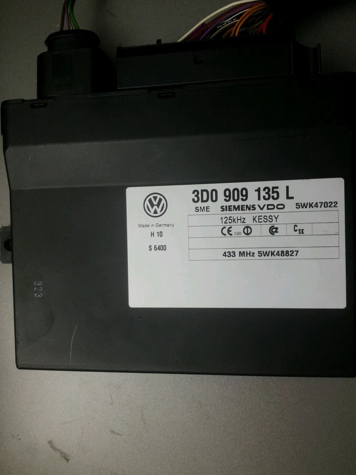 Touareg 7l / Phaeton 3d Kessy Steuergerät 3D0909135L incl. Datenkopie - Image 1 of 1