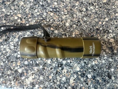 TASCO ESSENTIALS 10x25 CAMO MONOCULAR 568BCR - FULLY COATED OPTICS - Image 1 of 4