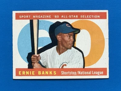 1960 Topps #560 Ernie Banks (arruga) Chicago Cubs Foto 1 de 2