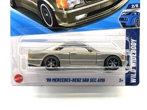 Mercedes-Benz 560 SEC AMG #186 (perla) Hot Wheels 2025 cambio de rueda súper personalizado - Imagen 1 de 5
