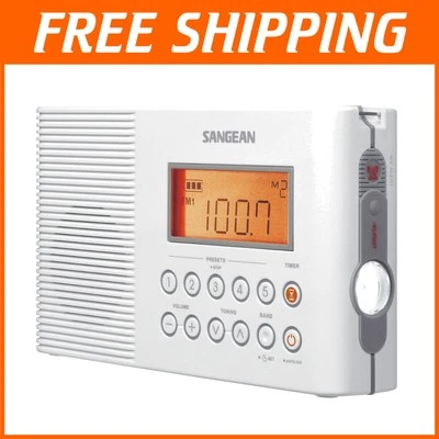 Compact Shower Radio with Weather Alerts & Waterproof Audio for Adventures - Image 1 of 4