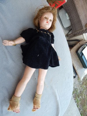 Muñeca Effanbee Anne Shirley de colección con piezas de pulsera originales/restaurar patrimonio Foto 1 de 4