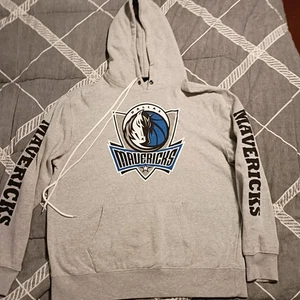 Dallas Mavericks NBA Hoodie Mens X large Gray Pullover  - Picture 1 of 10