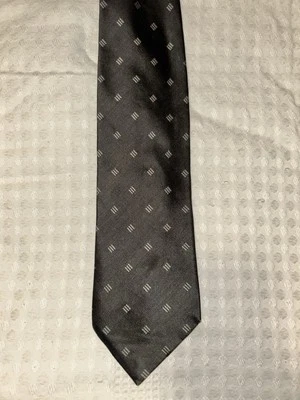 винтажный armani галстук серый итальянский шелк роскошь  - Изображение 1 из 4