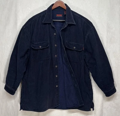 Vtg Wolverine Corduroy Mens XXL 2XL Fleece Lined Shacket Jacket Workwear Chore - Image 1 of 4