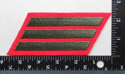 ⭐U.S. CUERPO DE MARINA USMC SERVICIO RAYAS 12 AÑOS UNIFORME MILITAR COSER EN PARCHE Foto 1 de 4