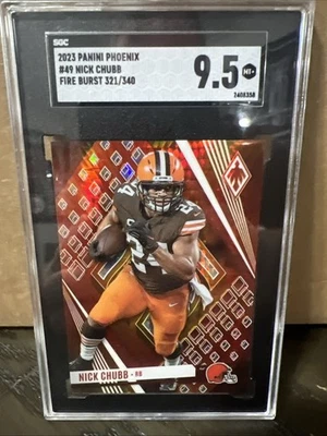 2023 Panini Phoenix - Nick Chubb #49 Fire Burst /340 - Image 1 of 4