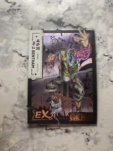 Mr. 2 Bentham One Piece OP-EX-030 Anime Holo Manga Card Chinese Set CCG Drip