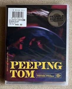 Peeping Tom Criterion Region Free 4K UHD Region A Blu Ray Brand New - Imagen 1 de 2