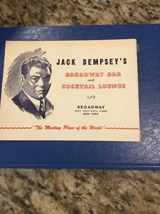 Jack Dempsey Restaurant Souvenir Photo Circa 1951 6 x 8 - Picture 1 of 4