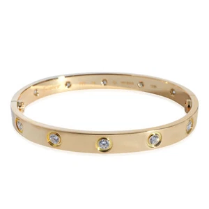 Cartier Love Bracelet, 10 Diamonds (Yellow Gold) - Picture 1 of 5