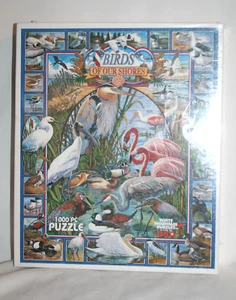 NEW Sealed White Mountain Birds of Our Shores 1000 Piece JIgsaw Puzzle - Picture 1 of 5