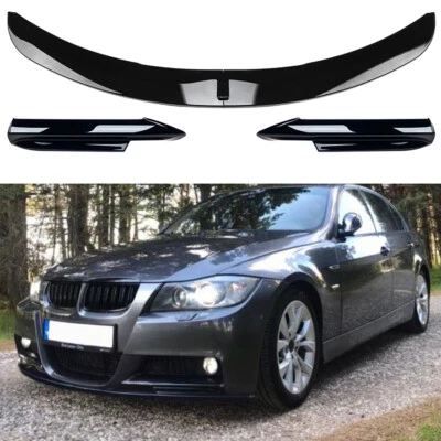 Front Stoßstange Spoiler Lippe Für BMW 3 Serie E90 E91 M-Tech Pre-LCI 2005-2008 - Bild 1 von 4