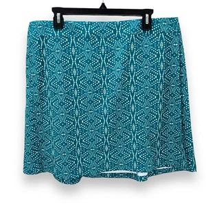 Falda Desgarrada Hawaii XL Falda Envolvente Corta Cubierta de Natación Verde Azulado Estampado Geométrico Para Mujer - Imagen 1 de 12