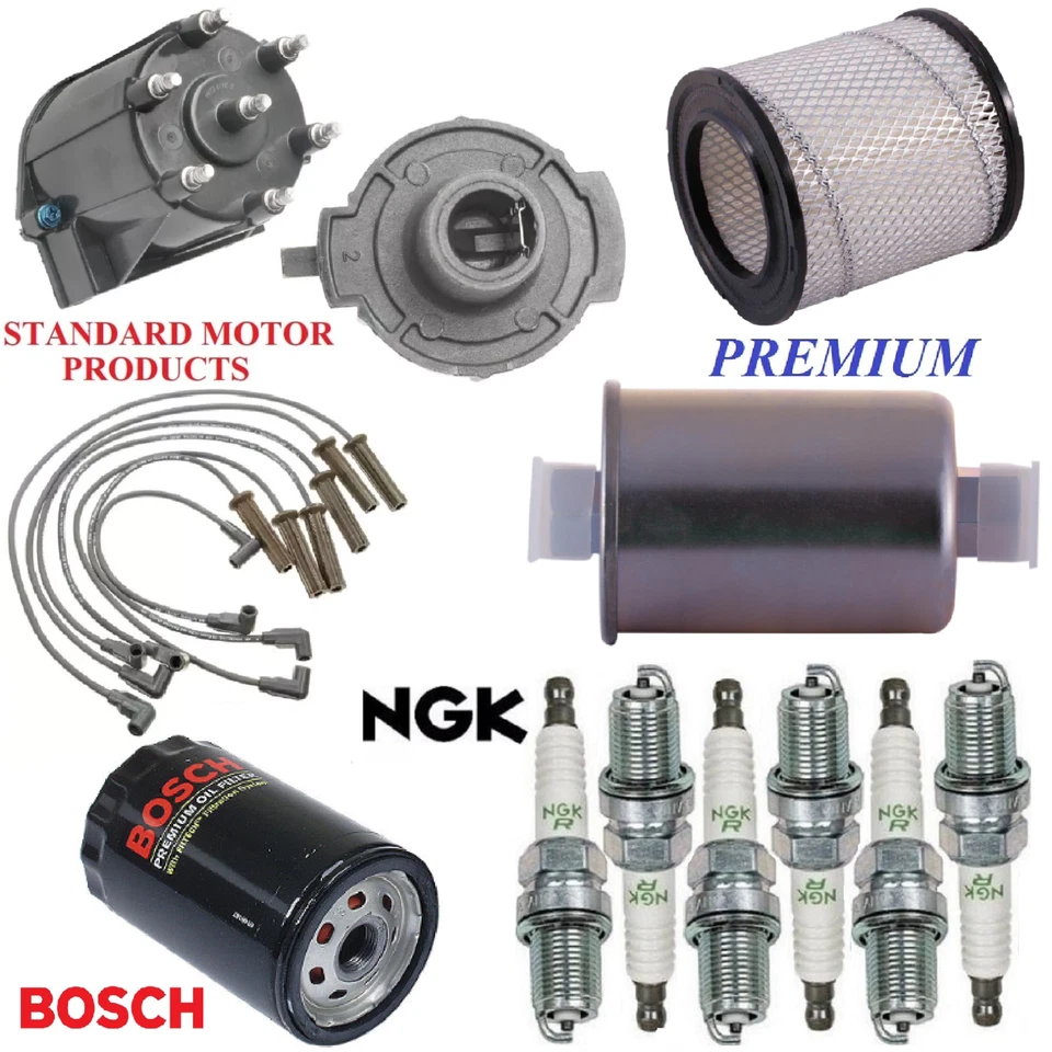 Kit de afinación filtros tapa cable bujías para Pontiac Firebird V6 2,8 L 1988-1989 Foto 1 de 1