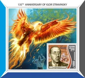 Sierra Leona - 2017 Igor Stravinsky - Hoja de recuerdo de estampillas - SRL17815b - Imagen 1 de 1
