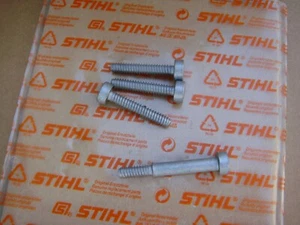 GENUINE STIHL MS271 MS291 CHAINSAW CYLINDER SCREWS BOLTS - NEW TAKE OFF - Picture 1 of 1