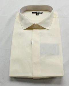Murano Women's Long Sleeve Slim Fit Button Down Dress Shirt EG7 Ecru Size XL NWT - Picture 1 of 3