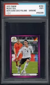 2012 PANINI MESUT ÖZIL UEFA EURO 2012 POLAND - UKRAINE #250 SOC POP1 AUTHENTICAT - Picture 1 of 2