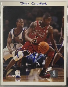 (Chicago Bulls) #1 Jamal Crawford (Autographed 8x10 Rookie Color Action Photo) ! - Picture 1 of 1