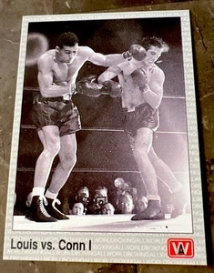 Boxe 1991 JOE LOUIS vs BILLY CONN I #143 AW Sports Card HOF Vintage NM/MT 😎 - Foto 1 di 2