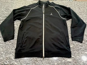 Vintage Nike Air Jordan 2005 20th Anniversary Track Jacket Jumpman Black Large - Bild 1 von 11