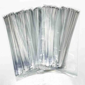 MgcTolBox Metallkabelbinder 400 x 4.6mm, Kabelbinder Edelstahl 500 Stück - Bild 1 von 7
