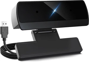 Webcam for PC 1080P Full HD Computer Camera with Dual Noise-Canceling Mic, USB P - Picture 1 of 11
