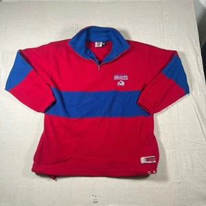 Vintage Colorado Avalanche 1/4 zip fleece Pullover Size L - Picture 1 of 7