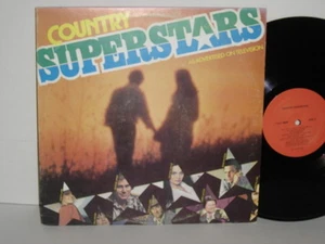 COUNTRY SUPERSTARS VA LP Vinyl Mel Tillis Gene Watson Merle Haggard Cristy Lane - Picture 1 of 1