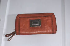 Vintage Nicole Miller Ladies Wallet - Orange ( Small Stain)