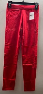 Silky Toes Girls Leggings, Red, 14 - Picture 1 of 2