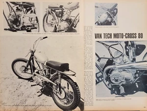 1965 Van Tech Moto Cross 80 Motorrad 3pg Prüfartikel - Bild 1 von 1