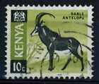 Kenya 1966-1971 SG#21, 10c Sable Antelope Chalk-Surfaced Paper Used #F4367