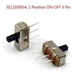 2 posiciones ENCENDIDO-APAGADO 3 pines juguetes deslizantes mini interruptor microinterruptor vertical terminal de 4 mm - Imagen 1 de 3