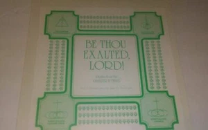 *Rare* Gospel Dordt College Be Thou Exalted Lord! Psalms 29-46 Psalter Hymnal - Picture 1 of 7