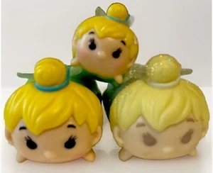 Disney Tsum Tsum *Peter Pan* TINKER BELL MEDIUM & SMALL Pastel Tsparkle Figures - Picture 1 of 7