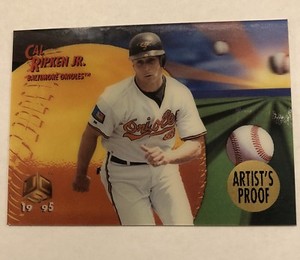 1995 Sportflix UC3 Artist's Proof CAL RIPKEN JR. Baltimore Orioles 75, MINT