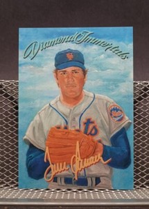 2023 Dick Perez Diamond King Immortals #16 Tom Seaver #'d 83/499 Mets! HOF