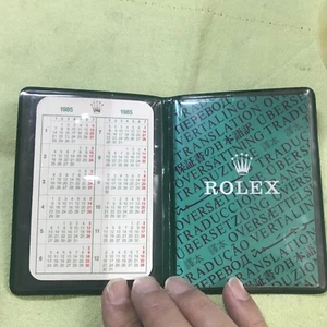 Vintage Rolex wallet /paper holder; translation Booklet ;1985 calendar Set - Picture 1 of 8
