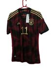 Adidas Deutschland Fussball DFB Trikot Shirt WM 2022 Authentic schwarz rot Gr. M