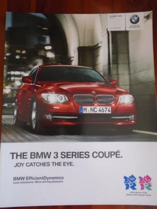 BMW 3 Series Coupe range brochure 2011 ed 2 full brochure - Picture 1 of 1