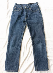 Helmut Lang Vintage 1998 Blue Jeans Size 26 VTG - Picture 1 of 21