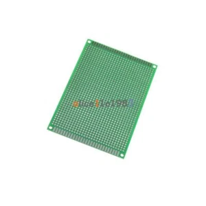 2 Piezas Placa Protocolo Doble Lado Circuito Universal Prototipo Placa PCB 8cmx12cm #A7 - Imagen 1 de 4
